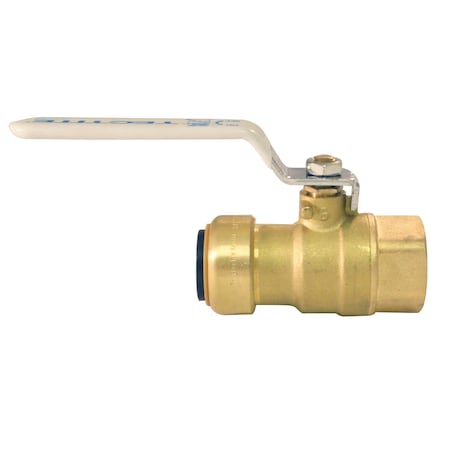 Apollo 3/4 in. Brass Push-to-Connect x Female Pipe Thread Ball Valve FSBBV34F